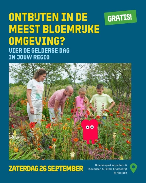 Groen, gastvrij en vol verhalen: dit is De Gelderse Dag in Rivierenland! ๐ฟ Van bloementuinen tot...